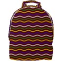 Multicolor Wave Pattern Mini Full Print Backpack View1