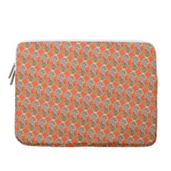 Diamond Dollar Sign Pattern 14  Vertical Laptop Sleeve Case With Pocket