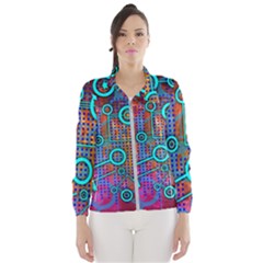 Abstract Tech Galaxy Design Women s Windbreaker by ExtraAwesomeSauce