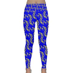 Eye Of Horus Pattern Lightweight Velour Classic Yoga Leggings by ExtraAwesomeSauce