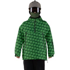 St  Patrick s Day Clovers Men s Ski And Snowboard Waterproof Breathable Jacket by ExtraAwesomeSauce