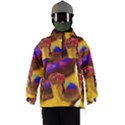 Vibrant Forked-Tongue Snake Art Men s Ski and Snowboard Waterproof Breathable Jacket View1