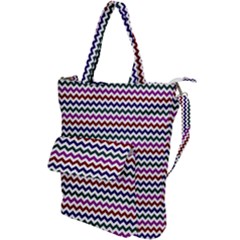 Chevron Pattern Shoulder Tote Bag by ytdream