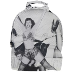 Betty Page Bdsm Mini Full Print Backpack by CherleyTemples