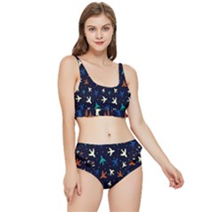 Blue Sky Airplanes Planes Frilly Bikini Set