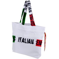 Strong Italian Energy Drawstring Tote Bag by ConteMonfrey