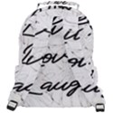 Live Love Laugh Monsteras Rounded Multi Pocket Backpack View3