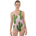 Cuctus  Cut-Out Back One Piece Swimsuit View1