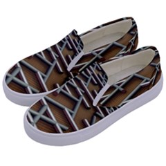 Expression Of Structure Kids  Canvas Slip Ons