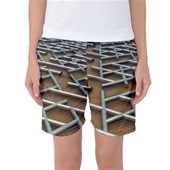 Expression Of Structure Women s Basketball Shorts by geonetique