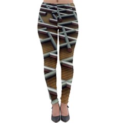 Expression Of Structure Lightweight Velour Leggings by geonetique