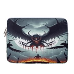 Halloween Goodie 14  Vertical Laptop Sleeve Case With Pocket