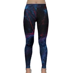 Abstract Feathers Classic Yoga Leggings by Apenda