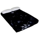 Snowflakes Snow Snowfall Snowing Fitted Sheet (Queen Size) View2