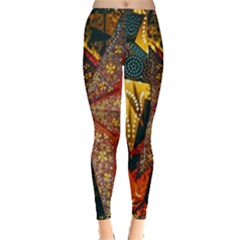 Stars Lanterns Lighting Inside Out Leggings by Apenda