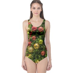 Christmas Tree Ornament Deco One Piece Swimsuit