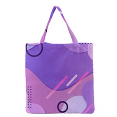 Colorful Labstract Wallpaper Theme Grocery Tote Bag