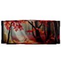 Forest Path Red Nature Canvas Travel Bag View4