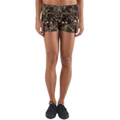 Camouflage Army Survival Uniform Yoga Shorts