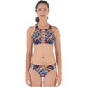 Colorful Motion Abstract Art Perfectly Cut Out Bikini Set View1