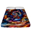 Dynamic Color Vortex Fitted Sheet (California King Size) View1