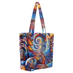 Dynamic Color Vortex Everyday Shoulder Bag With Pouch Bag by ExtraAwesomeSauce