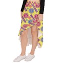 Colorful Bitcoin Pattern Asymmetrical Ruffle Hem Skirt  View2