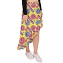 Colorful Bitcoin Pattern Asymmetrical Ruffle Hem Skirt  View3