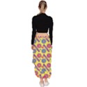 Colorful Bitcoin Pattern Asymmetrical Ruffle Hem Skirt  View4