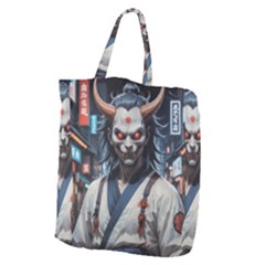 Demon Samurai Giant Grocery Tote by AwesomeSauce