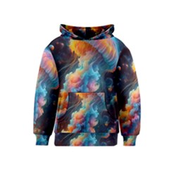 Cosmic Jellyfish Artwork Kids  Pullover Hoodie by ExtraAwesomeSauce