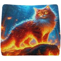 Enchanted Fire Feline Seat Cushion by ExtraAwesomeSauce