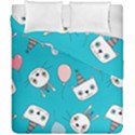 Birtay Cats Bunnies, Koteto Duvet Cover Double Side (California King Size) View1