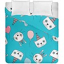 Birtay Cats Bunnies, Koteto Duvet Cover Double Side (California King Size) View2