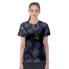 Blackberry Fruit, Fruit Women s Sport Mesh T-shirt