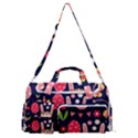 Bunny - Easter Pattern Sports Gym Duffle Bag with Shoe Compartment View1