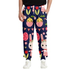 Bunny - Easter Pattern Men s Elastic Waist Pants