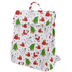 Christmas Pattern, Pattern, Christmas Flap Top Backpack