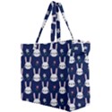 Cute Bunny Pattern, Easter, Koteto Canvas Travel Bag View2