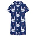 Cute Bunny Pattern, Easter, Koteto Kids  Boyleg Half Suit Swimwear View1