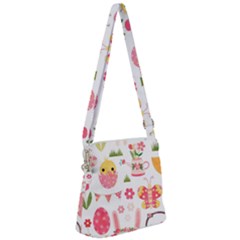 Cute Easter Bunny, Koteto, Animal, Baby Zipper Messenger Bag