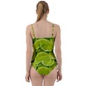 Lime Slices Close Up, Fresh, Fruit, Green Lemon Sweetheart Tankini Set View2