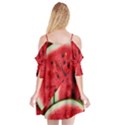 Watermelon, Fruit, Green, Red Cutout Spaghetti Strap Chiffon Dress View2