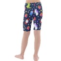 Colorful Funny Christmas Pattern Kids  Mid Length Swim Shorts View2