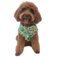 Retro 1960s Flowers Pattern 3 Dog Sweater