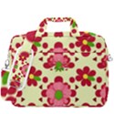 Retro 1960s Flowers Pattern 4 MacBook Pro 13  Shoulder Laptop Bag  View3