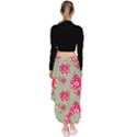 Retro 1880s Flowers Pattern 11 Asymmetrical Ruffle Hem Skirt  View4