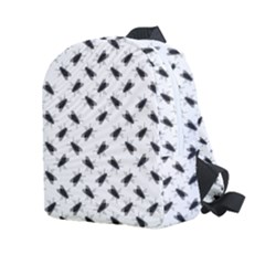 Fly Phot Motif Seamless Black And White Pattern Kids  Age 2-4 Lightweight Preschool Backpack by dflcprintsclothing