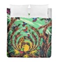 Monkey Tiger Bird Parrot Forest Jungle Style Duvet Cover Double Side (Full/ Double Size) View2