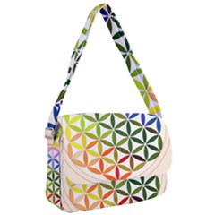 Mandala Rainbow Colorful Courier Bag by Grandong